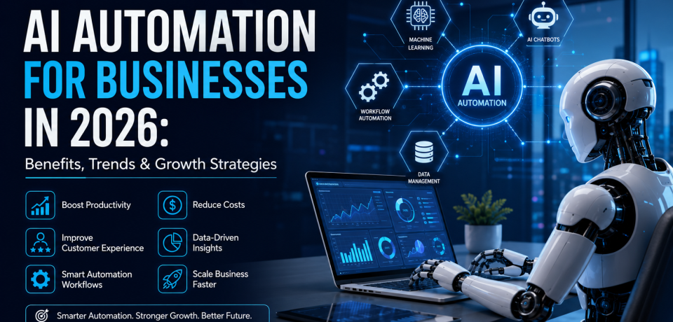 AI Automation for Businesses in 2026: Benefits, Trends & Growth Strategies